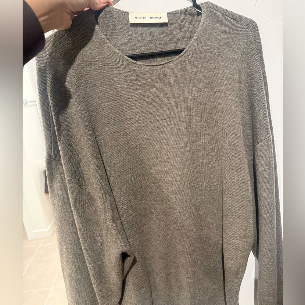 Essentials Taupe  Sweater